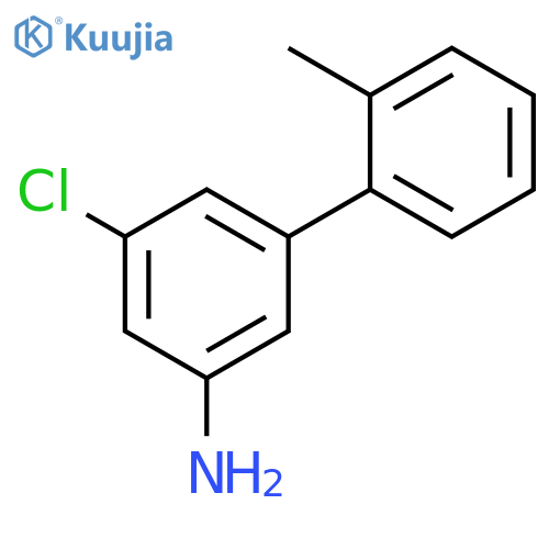 3-Chloro-5-(2-methylphenyl)aniline structure