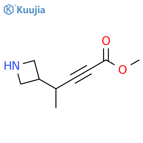 2-Pentynoic acid, 4-(3-azetidinyl)-, methyl ester structure
