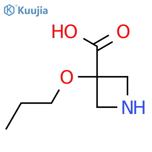 3-propoxyazetidine-3-carboxylic acid structure