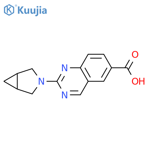 2-{3-azabicyclo3.1.0hexan-3-yl}quinazoline-6-carboxylic acid structure