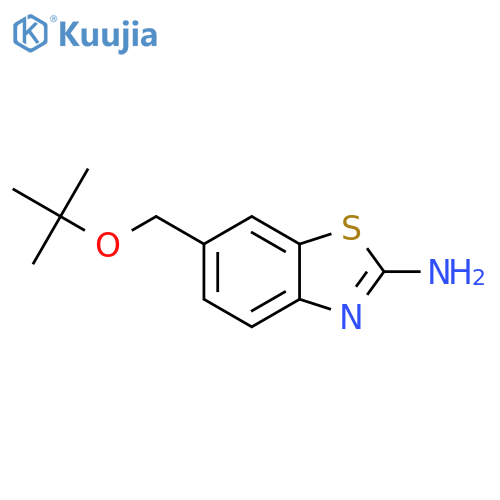 6-(tert-butoxy)methyl-1,3-benzothiazol-2-amine structure