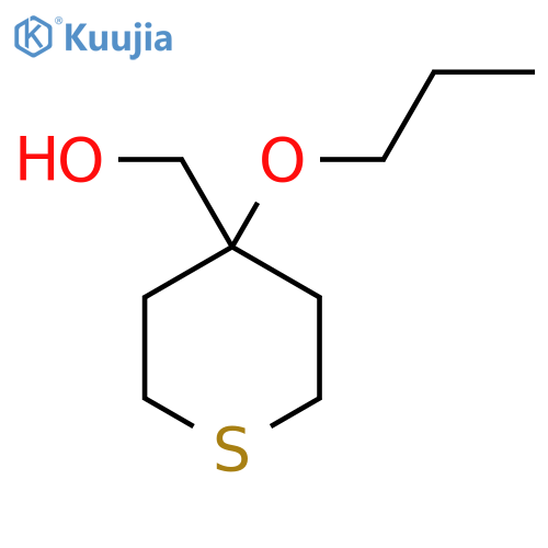 (4-propoxythian-4-yl)methanol structure