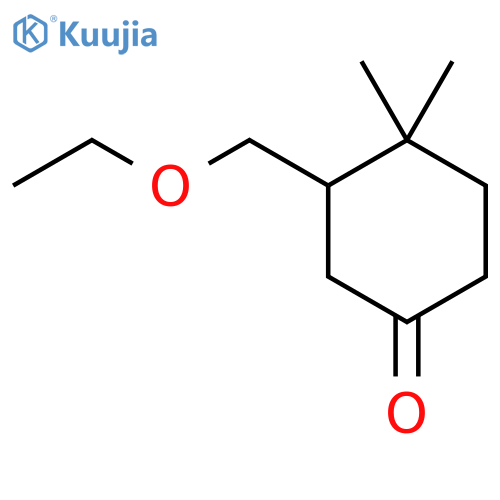 3-(Ethoxymethyl)-4,4-dimethylcyclohexan-1-one structure