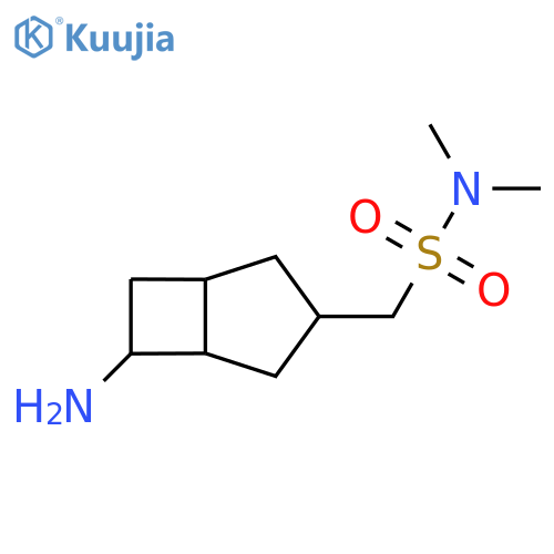 1-{6-aminobicyclo3.2.0heptan-3-yl}-N,N-dimethylmethanesulfonamide structure