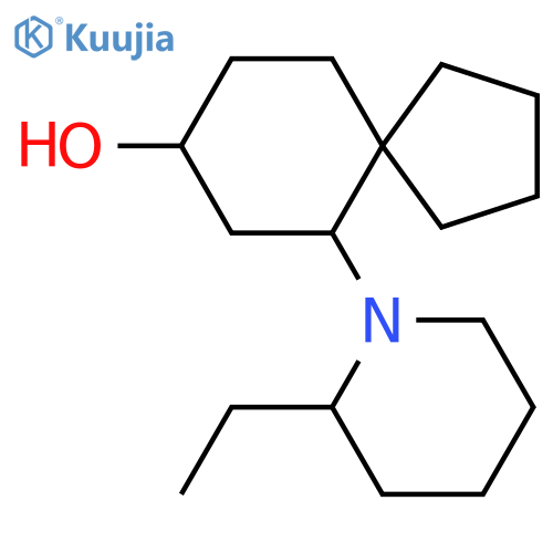 6-(2-Ethylpiperidin-1-yl)spiro[4.5]decan-8-ol structure