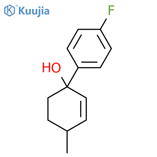 1-(4-Fluorophenyl)-4-methylcyclohex-2-en-1-ol structure