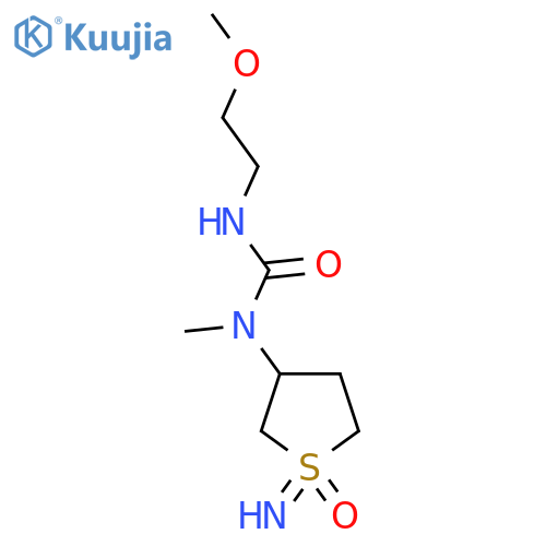 1-(1-Imino-1-oxo-1lambda6-thiolan-3-yl)-3-(2-methoxyethyl)-1-methylurea structure