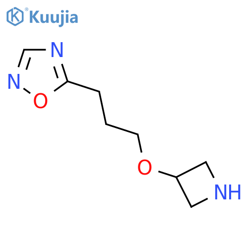 5-[3-(Azetidin-3-yloxy)propyl]-1,2,4-oxadiazole structure