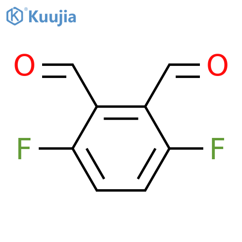 3,6-Difluorobenzene-1,2-dicarbaldehyde structure
