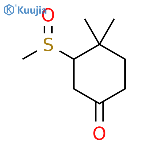 3-Methanesulfinyl-4,4-dimethylcyclohexan-1-one structure