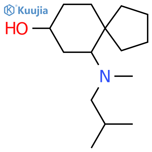 6-[Methyl(2-methylpropyl)amino]spiro[4.5]decan-8-ol structure