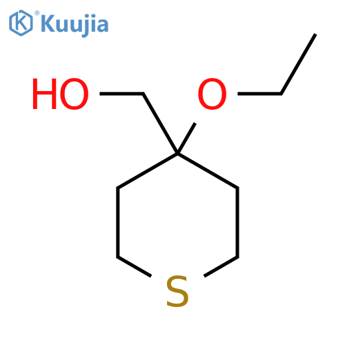 (4-ethoxythian-4-yl)methanol structure