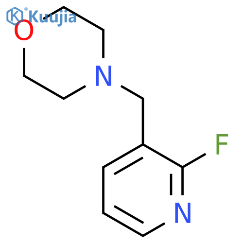 4-(2-fluoropyridin-3-yl)methylmorpholine structure