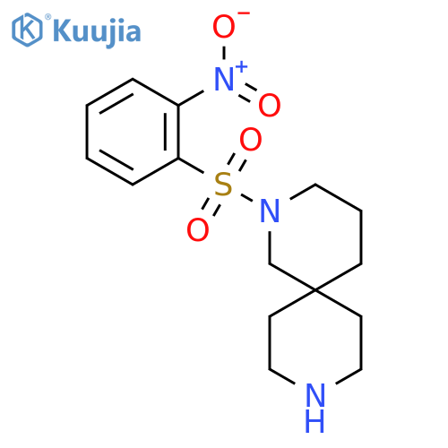 2-(2-Nitrobenzenesulfonyl)-2,9-diazaspiro[5.5]undecane structure