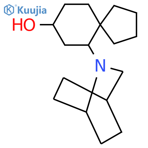 6-{2-Azabicyclo[2.2.2]octan-2-yl}spiro[4.5]decan-8-ol structure