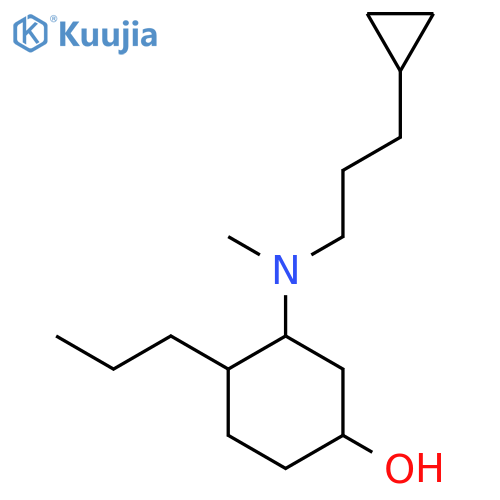 3-[(3-Cyclopropylpropyl)(methyl)amino]-4-propylcyclohexan-1-ol structure