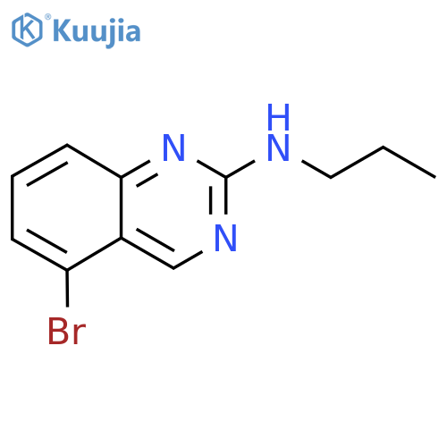 5-bromo-N-propylquinazolin-2-amine structure