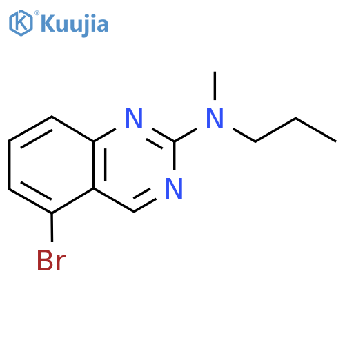 5-bromo-N-methyl-N-propylquinazolin-2-amine structure