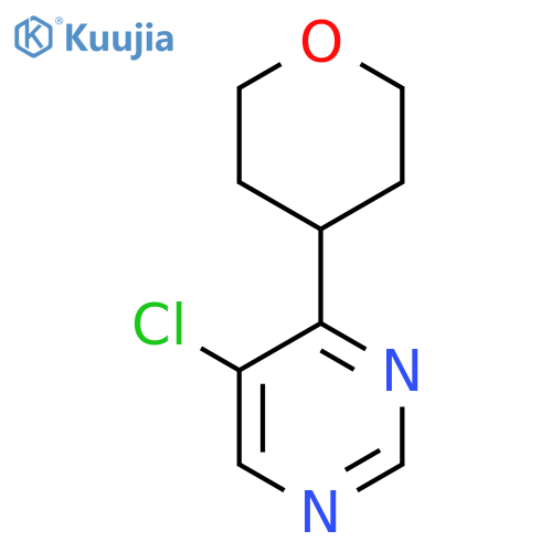 5-chloro-4-(oxan-4-yl)pyrimidine structure