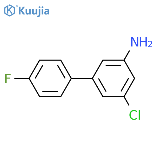 3-Chloro-5-(4-fluorophenyl)aniline structure
