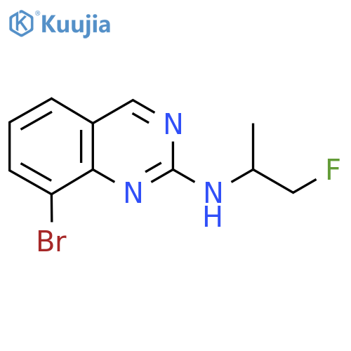 8-bromo-N-(1-fluoropropan-2-yl)quinazolin-2-amine structure