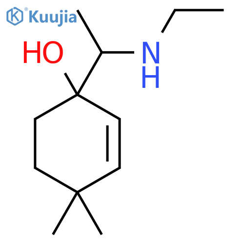 1-[1-(Ethylamino)ethyl]-4,4-dimethylcyclohex-2-en-1-ol structure