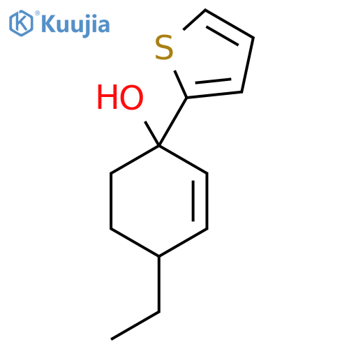 4-Ethyl-1-(thiophen-2-yl)cyclohex-2-en-1-ol structure