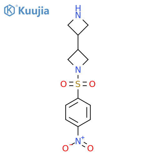 3-(azetidin-3-yl)-1-(4-nitrobenzenesulfonyl)azetidine structure