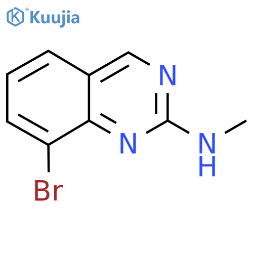8-bromo-N-methylquinazolin-2-amine structure