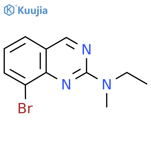 8-bromo-N-ethyl-N-methylquinazolin-2-amine structure