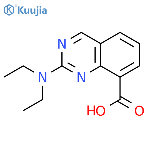 2-(Diethylamino)quinazoline-8-carboxylic acid structure