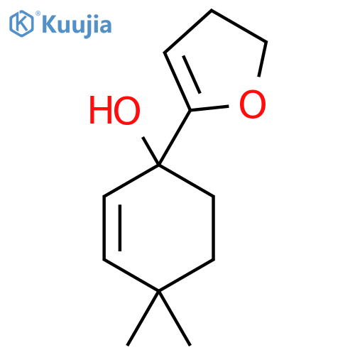1-(4,5-Dihydrofuran-2-yl)-4,4-dimethylcyclohex-2-en-1-ol structure