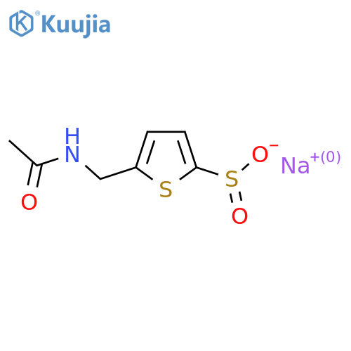 Sodium 5-(acetamidomethyl)thiophene-2-sulfinate structure