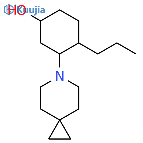 3-{6-Azaspiro[2.5]octan-6-yl}-4-propylcyclohexan-1-ol structure