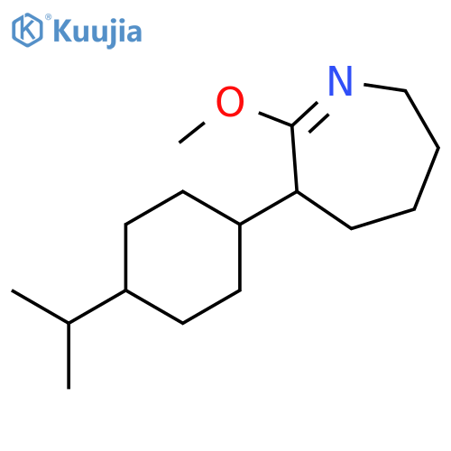 2H-Azepine, 3,4,5,6-tetrahydro-7-methoxy-6-[4-(1-methylethyl)cyclohexyl]- structure