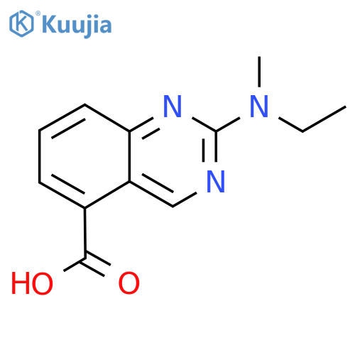 2-ethyl(methyl)aminoquinazoline-5-carboxylic acid structure