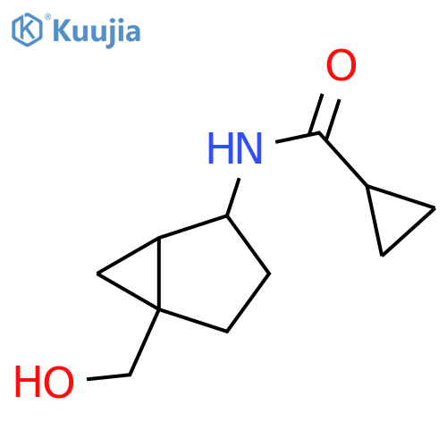 Cyclopropanecarboxamide, N-[5-(hydroxymethyl)bicyclo[3.1.0]hex-2-yl]- structure