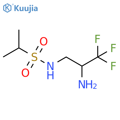 2-Propanesulfonamide, N-(2-amino-3,3,3-trifluoropropyl)- structure