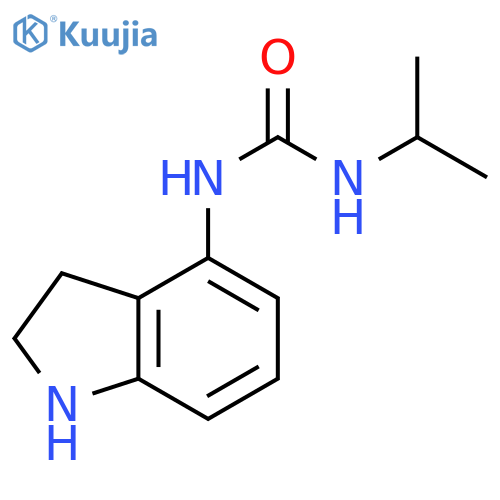 Urea, N-(2,3-dihydro-1H-indol-4-yl)-N'-(1-methylethyl)- structure