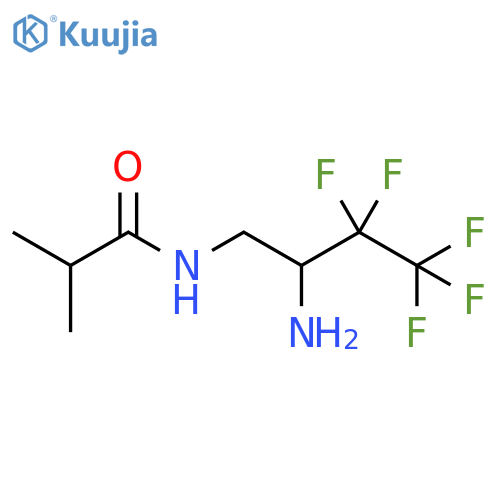 Propanamide, N-(2-amino-3,3,4,4,4-pentafluorobutyl)-2-methyl- structure