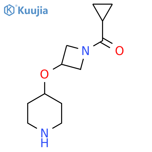 4-[(1-Cyclopropanecarbonylazetidin-3-yl)oxy]piperidine structure
