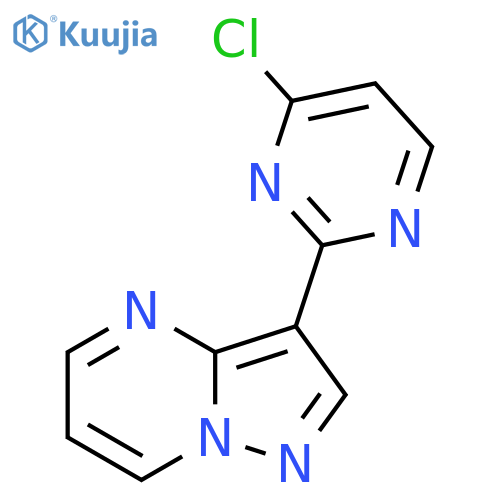 4-Chloro-2-{pyrazolo[1,5-a]pyrimidin-3-yl}pyrimidine structure