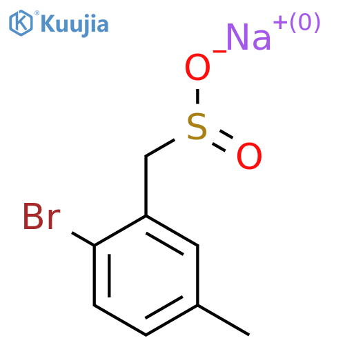 Sodium (2-bromo-5-methylphenyl)methanesulfinate structure
