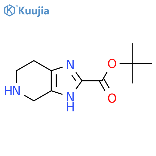 tert-butyl 1H,4H,5H,6H,7H-imidazo[4,5-c]pyridine-2-carboxylate structure