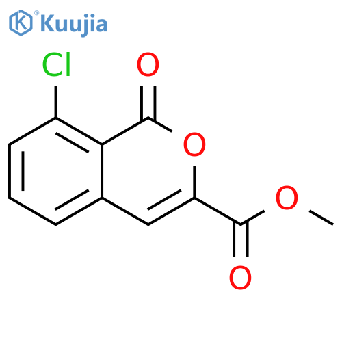 1H-2-Benzopyran-3-carboxylic acid, 8-chloro-1-oxo-, methyl ester structure