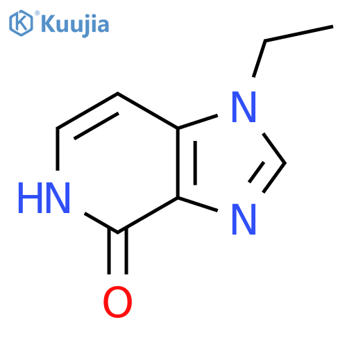 4H-Imidazo[4,5-c]pyridin-4-one, 1-ethyl-1,5-dihydro- structure
