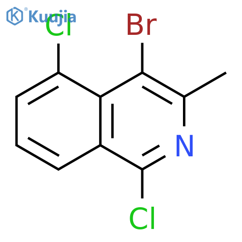 Isoquinoline, 4-bromo-1,5-dichloro-3-methyl- structure