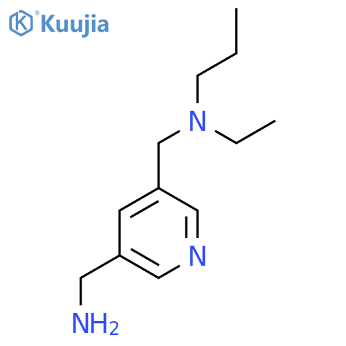 3,5-Pyridinedimethanamine, N3-ethyl-N3-propyl- structure