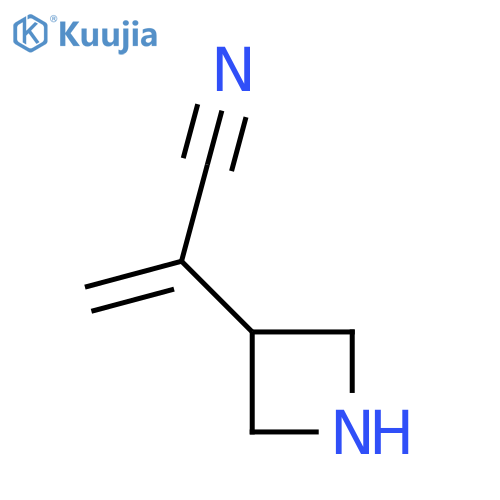 2-(azetidin-3-yl)prop-2-enenitrile structure