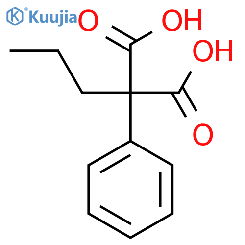 2-Phenyl-2-propylpropanedioic acid structure